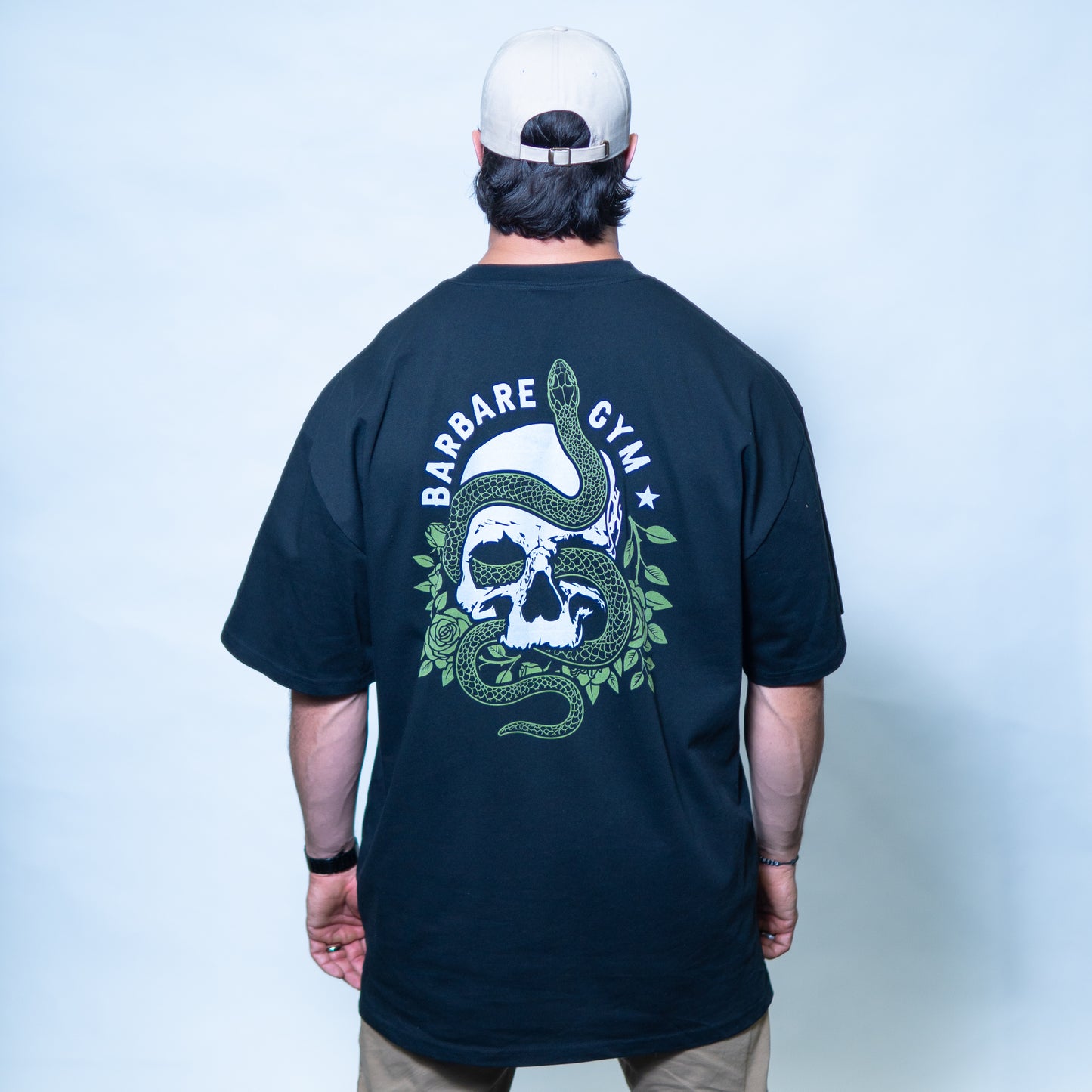 Oversized t-shirt - Snake n' Skull